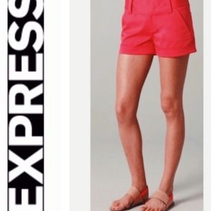 Express Pink Cuffed Shorts